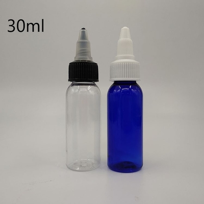 Jarrones de plástico de 100 ml con panel de etiqueta personalizable y tipo de sellado