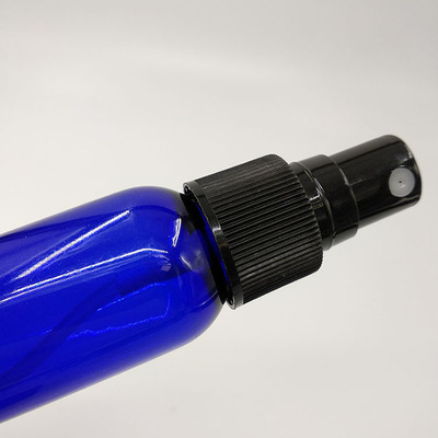 Botella redonda de PET de 47 mm con tapa de tornillo del dispensador de bomba para líquidos de cosméticos