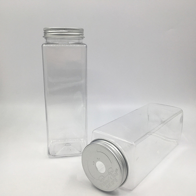 Botellas de té de leche reutilizables con tornillo en la tapa y el mango