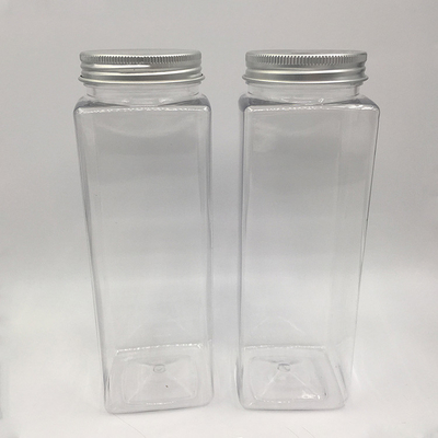 Botellas de té de leche reutilizables con tornillo en la tapa y el mango