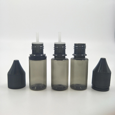 Botellas de líquido E vacías transparentes con tapas de tornillo para almacenamiento de jugo E