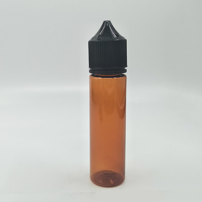 Capilla de tornillo a prueba de niños botella goteadora de líquido redonda / E botella de líquido pantalla impresa con personalizado