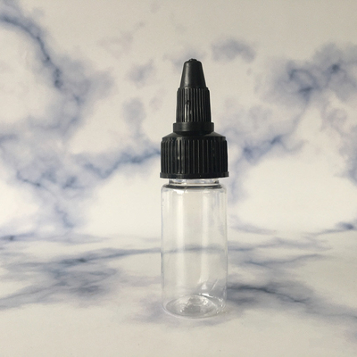 Botellas de plástico con tapa de tornillo transparente personalizables para almacenamiento de líquidos