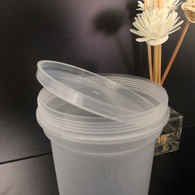 Botellas de té de leche de tamaño medio de plástico personalizables con tapas a prueba de fugas