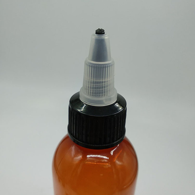 Botellas de plástico con tapa de tornillo de 100 ml con impresión personalizada