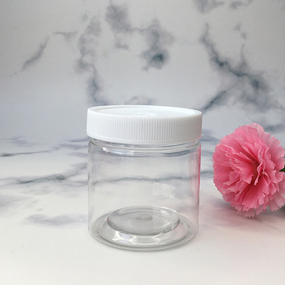 Contenedor de frasco de plástico transparente personalizado para envases cosméticos y alimenticios