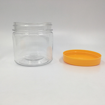 Contenedores de plástico transparentes Jarras con tapa de plástico / aluminio