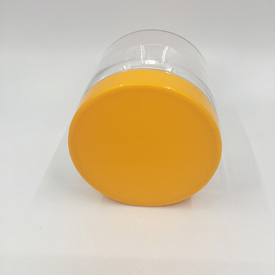 Contenedores de plástico transparentes Jarras con tapa de plástico / aluminio