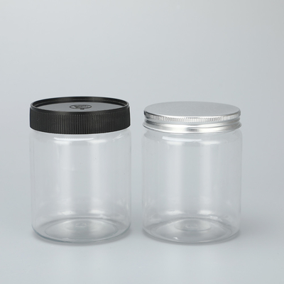 Contenedores de frascos de plástico personalizables para envases ecológicos