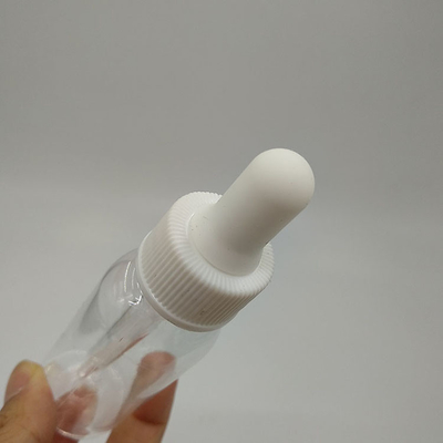 Botellas de gotero de plástico de 10 ml-120 ml con superficie lisa y tapas de tornillo