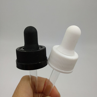 Superficie lisa Personalizar botellas de goteo de vidrio impresas para aceite esencial