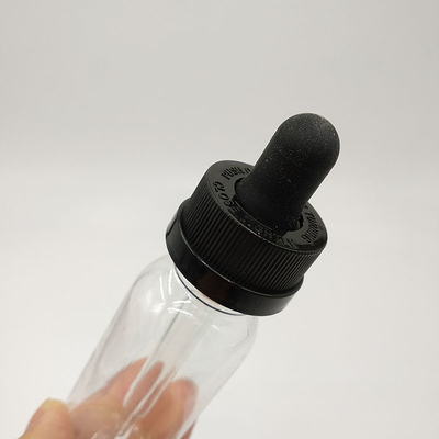 Superficie lisa Personalizar botellas de goteo de vidrio impresas para aceite esencial