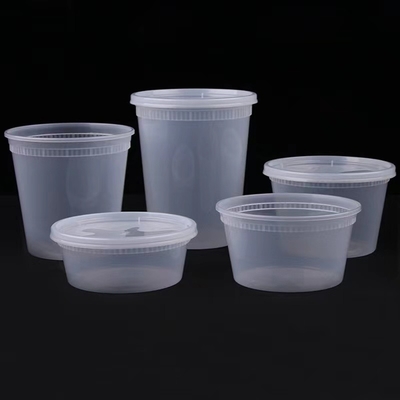 Jarrón cosmético de plástico liso y personalizable transparente