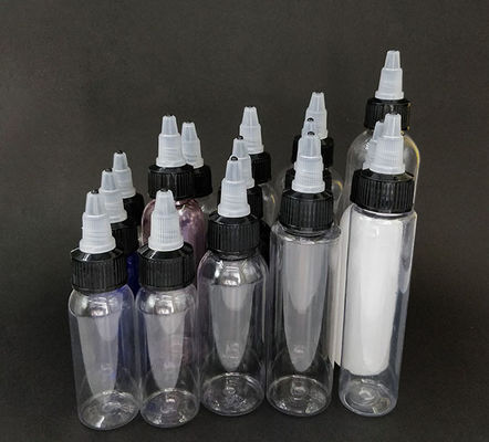 Mejor botella de aceite de punta de aguja de compresión botella de aceite con punta de aguja transparente botella de aplicación de punta de aguja con espacio libre