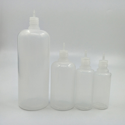 Botellas de vidrio negro transparente de 10 ml a 120 ml con tapa de tornillo