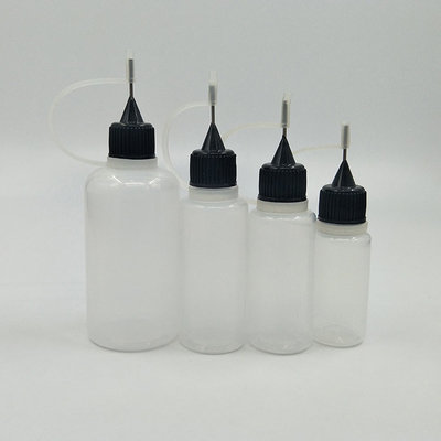 Botellas de vidrio negro transparente de 10 ml a 120 ml con tapa de tornillo