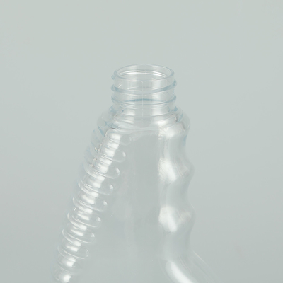 Botella de bomba de PET de 24 mm para dispensar cosméticos con impresión de pantalla de seda personalizada