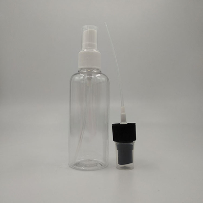 Botella transparente de spray para uso diario