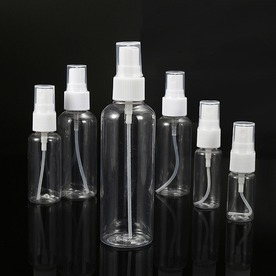 Botella de pulverización clásica de plástico PET duradero