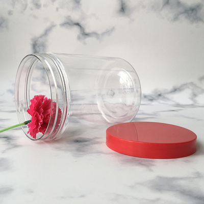 Tarro cosmético de plástico con decoración de impresión personalizada