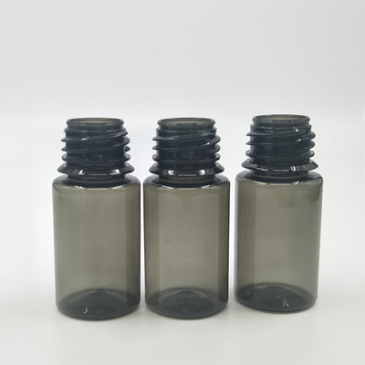 Impresión de 10-100 ml de PET E botella líquida de cáscara redonda Vial con tapa a prueba de niños