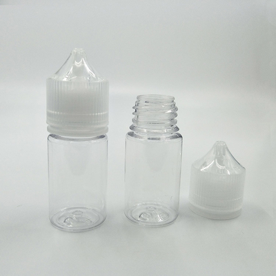Impresión de 10-100 ml de PET E botella líquida de cáscara redonda Vial con tapa a prueba de niños