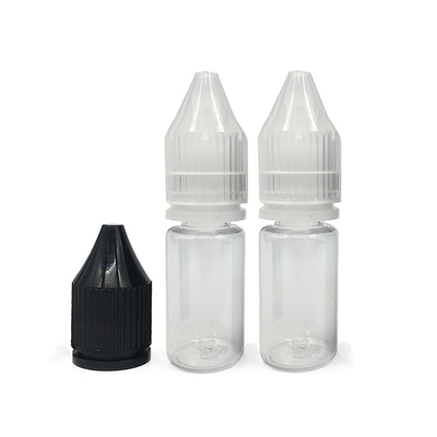 Logotipo personalizado Impreso Botellas de plástico PET transparentes para E Liquid