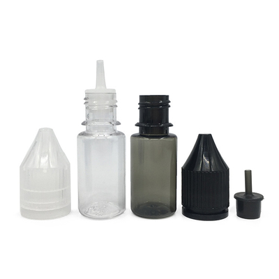 Logotipo personalizado Impreso Botellas de plástico PET transparentes para E Liquid