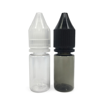 Logotipo personalizado Impreso Botellas de plástico PET transparentes para E Liquid