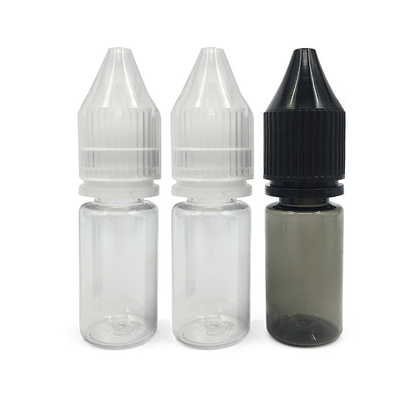 Logotipo personalizado Impreso Botellas de plástico PET transparentes para E Liquid