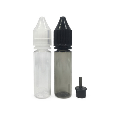 Botella de líquido redonda E de 100 ml con tapa de tornillo