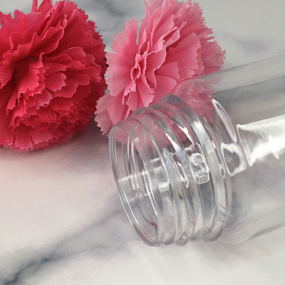 Botellas de líquido PET E transparentes con tapas de tornillo personalizables