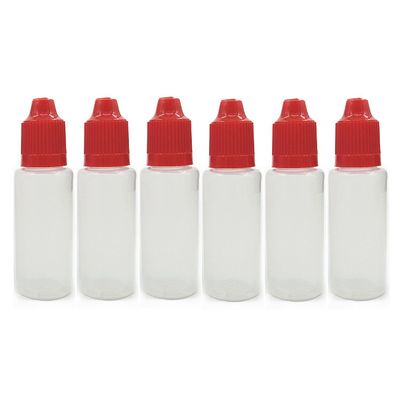 Botella de líquido de 18 mm para el cuello tamaño E 10 ml 15 ml 30 ml 60 ml 80 ml 100 ml para cigarrillos electrónicos