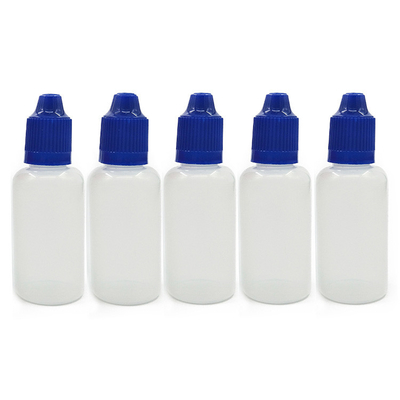 Botella de líquido de 18 mm para el cuello tamaño E 10 ml 15 ml 30 ml 60 ml 80 ml 100 ml para cigarrillos electrónicos