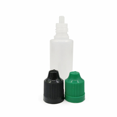 Botella de líquido de cuello tipo E a prueba de niños con logotipo personalizado y diseño a prueba de fugas en 10ml 15ml 30ml 60ml 80ml 100ml Capacidad