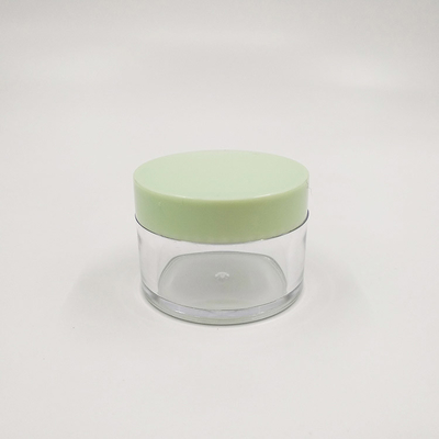 Contenedor cosmético de plástico de superficie lisa personalizado para cosméticos de lujo