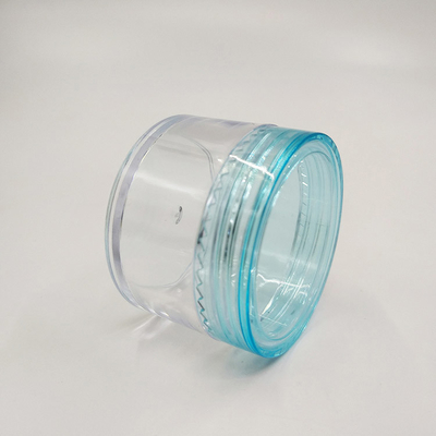 Contenedor cosmético de plástico de superficie lisa personalizado para cosméticos de lujo