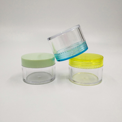 Contenedor cosmético de plástico de superficie lisa personalizado para cosméticos de lujo