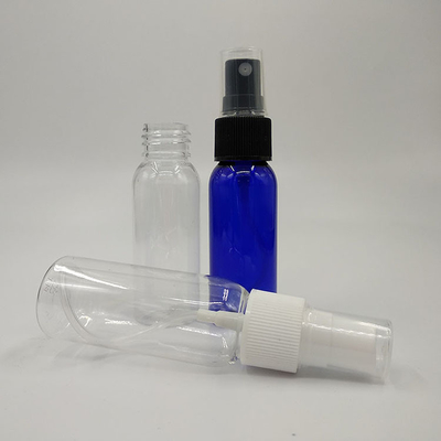 Distribución de botellas de PET de plástico transparente Tipo de sellado de tapa de tornillo para función
