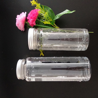 Botellas de té de leche aisladas de plástico con múltiples capacidades 120 ml 250 ml 350 ml 500 ml y 1000 ml
