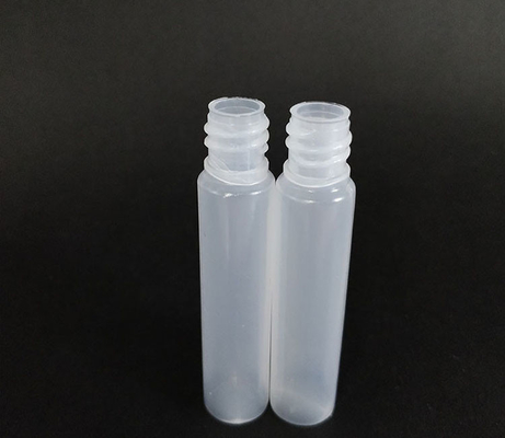 Botella de líquido de plástico redondo PET transparente con logotipo personalizado