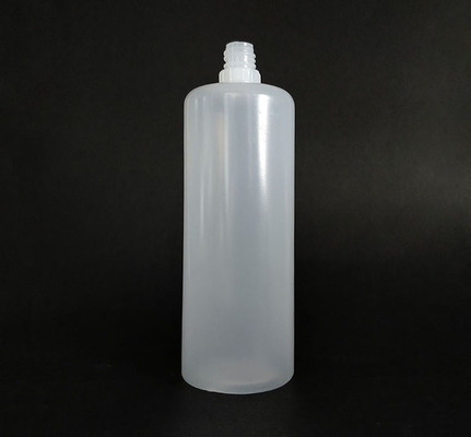 Botella de líquido PET E redonda de 100 ml con tapa de tornillo con logotipo personalizado impreso