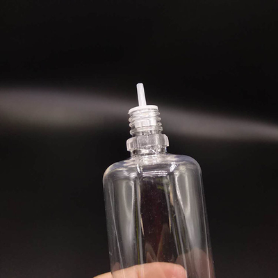 Botella de líquido E transparente a prueba de niños para líquido E