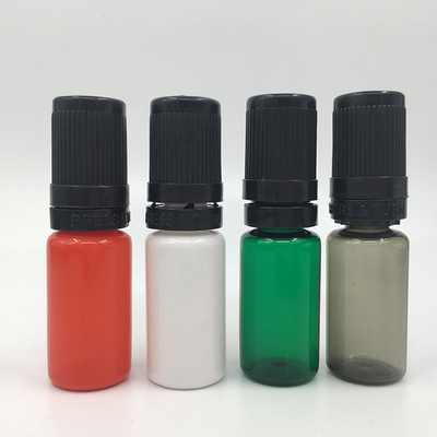 Contenedor de líquido PET E de 10-100 ml con tapa a prueba de niños para almacenamiento e impresión