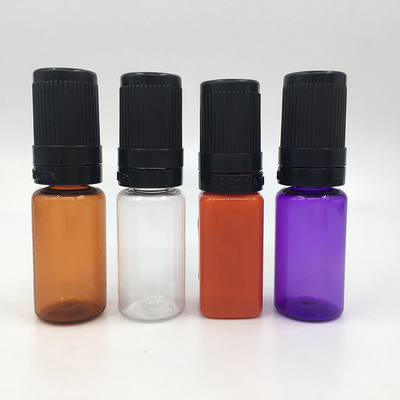 Contenedor de líquido PET E de 10-100 ml con tapa a prueba de niños para almacenamiento e impresión