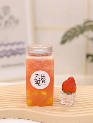 Botellas de té de burbujas de doble pared reutilizables con tornillo en las tapas
