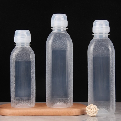 Botellas prácticas de plástico para té con mango