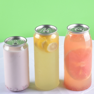 Botellas de té de leche de plástico a prueba de fugas con asas