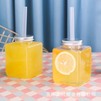 Jugo Compatible Bebida de leche y té Botella a prueba de fugas Diseño de color personalizable