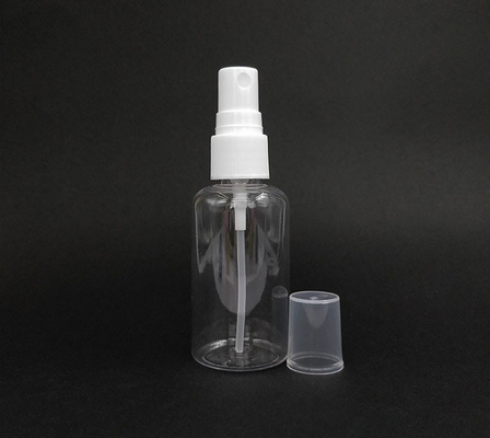 Botella de pulverización de plástico PET de diseño clásico transparente para soluciones ecológicas
